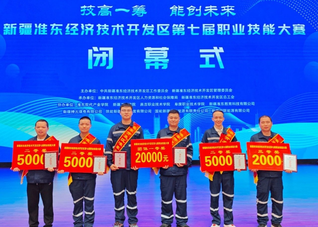 新疆宜化礦業(yè)多名職工在準(zhǔn)東開(kāi)發(fā)區(qū)職業(yè)技能大賽上斬獲佳績(jī)